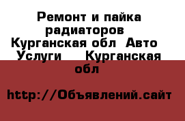 Ремонт и пайка радиаторов - Курганская обл. Авто » Услуги   . Курганская обл.